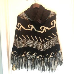 Steve Madden Knit Poncho